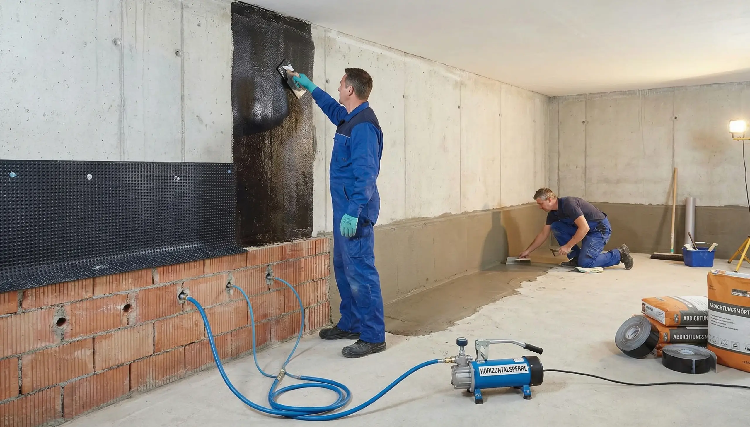 Experten bei der Bauwerksabdichtung