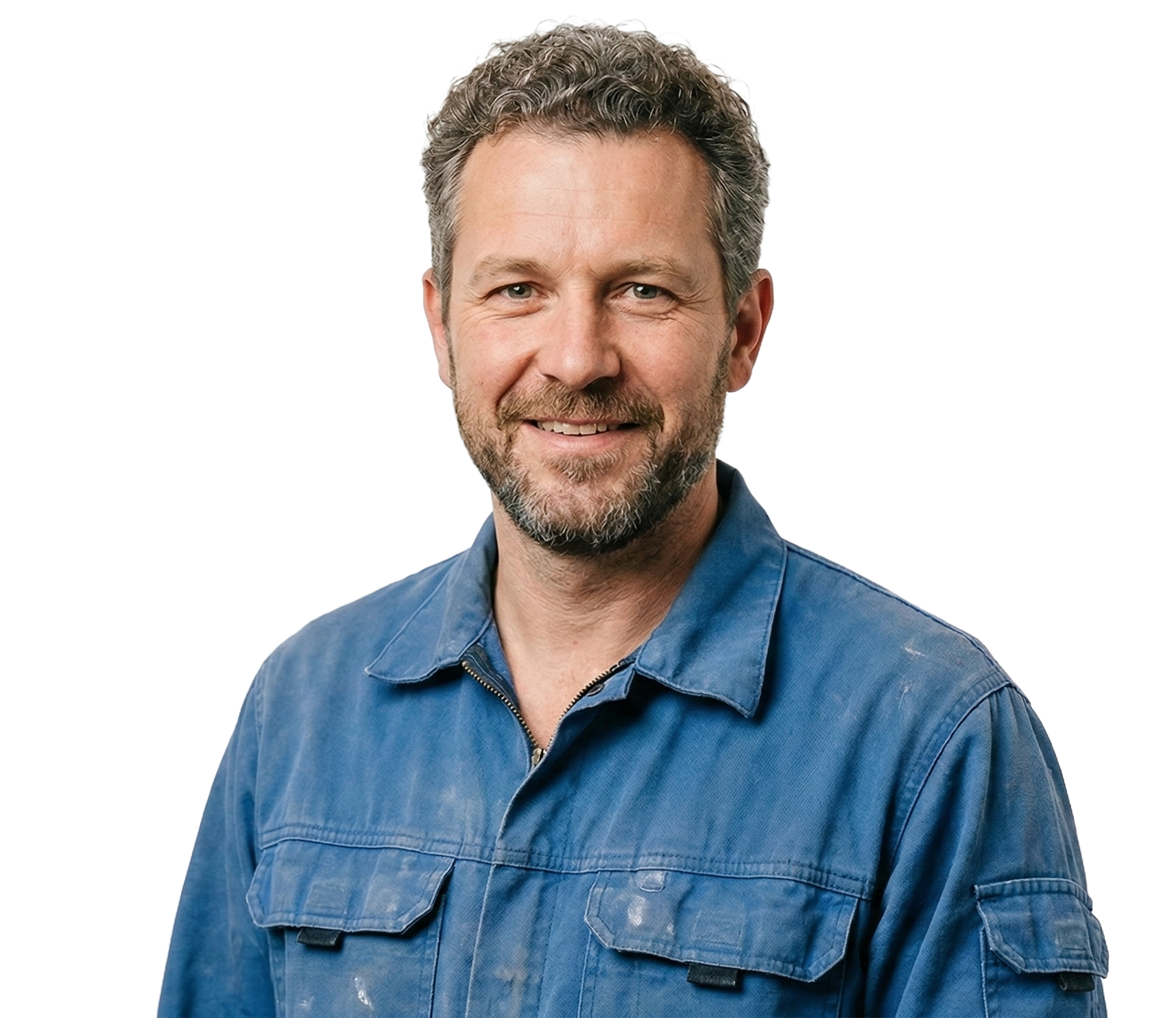 Marcel Kurze, Experte für Abdichtung, steht im Arbeitsoutfit bereit zur Beratung.